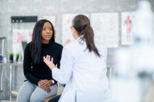 a young women visited trt clinic